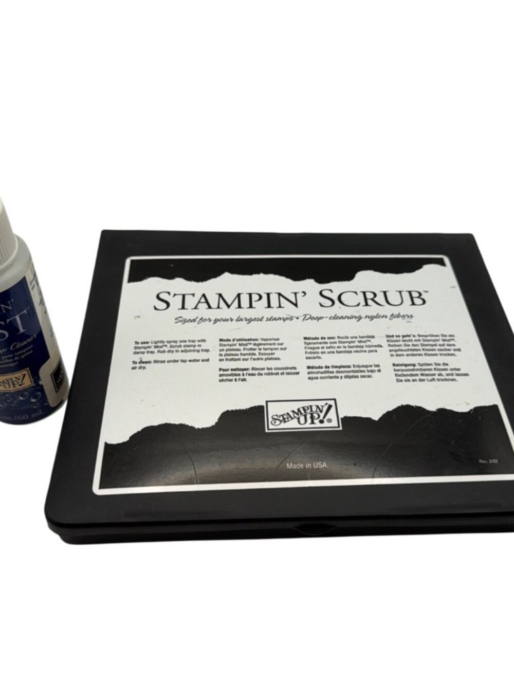 Stampin Up! Stampin Scrub & Mist Rubber Stamp Cleaner Set